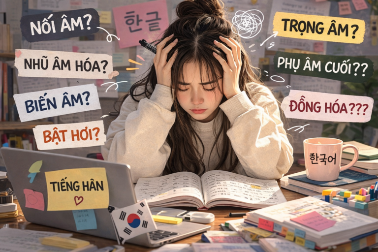 Cách luyện phát âm tiếng Hàn đúng chuẩn ngay từ đầu